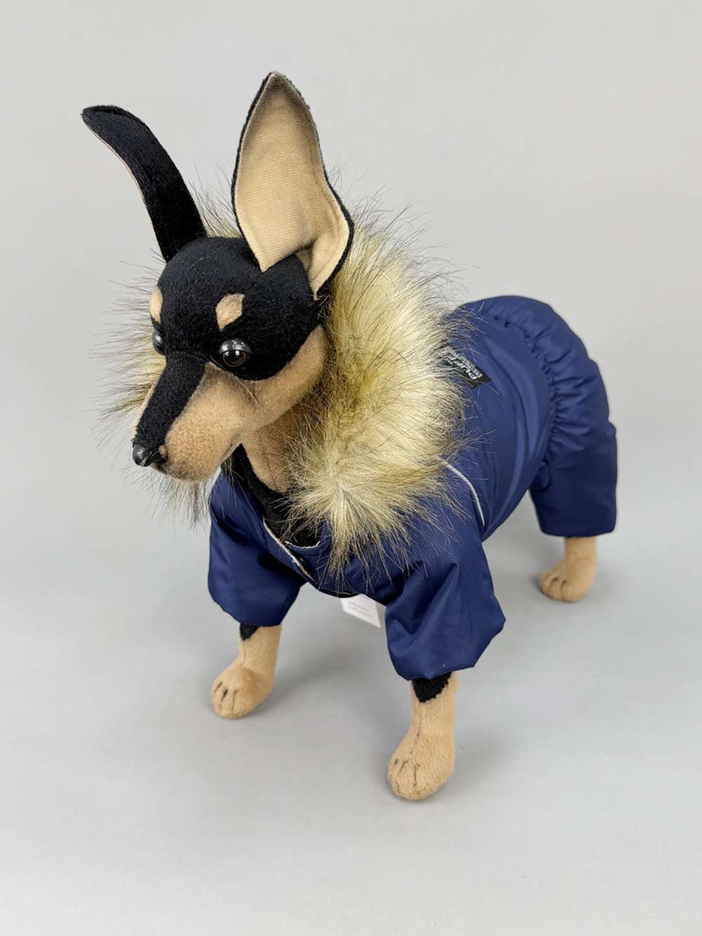 Комбинезон Puffy Аляска на шёлке синий