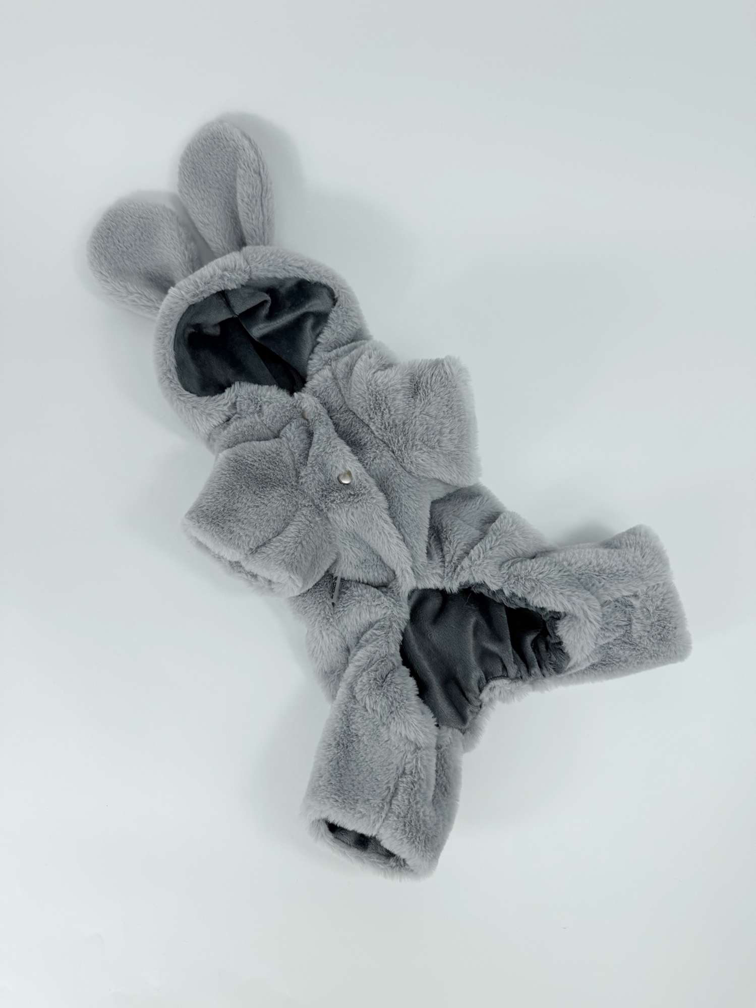 Комбинезон-шубка Puffy Зайка серый