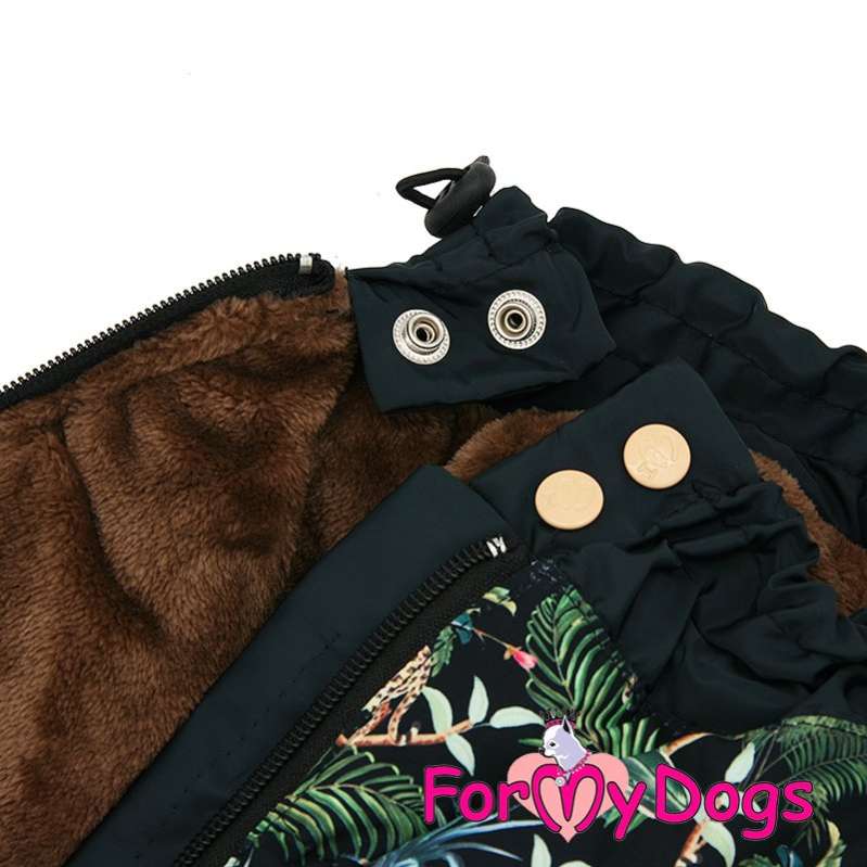 Комбинезон для собак на длинную спину ForMyDogs Джунгли