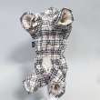 Дождевик для собаки утепленный Puffy Burberry