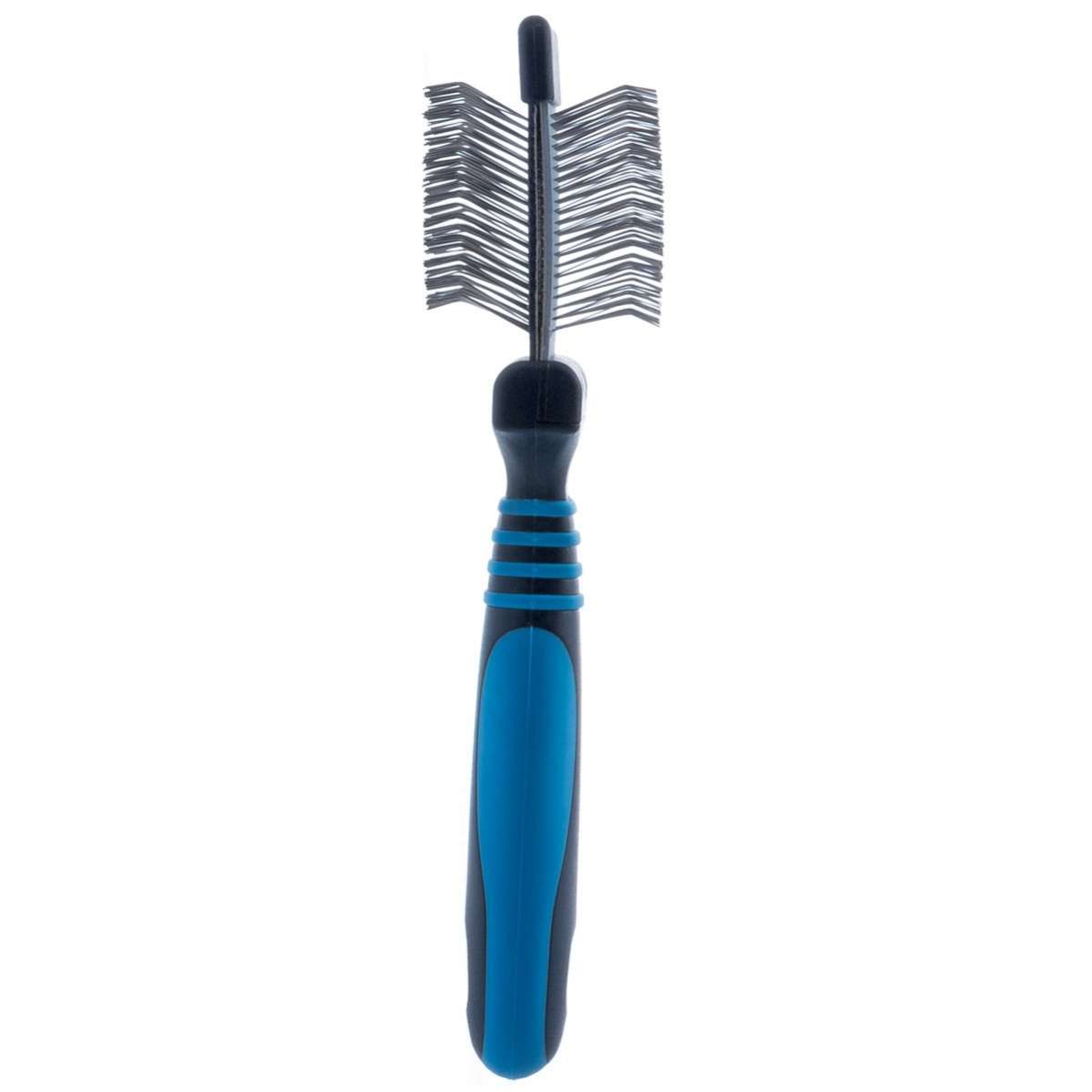 Пуходерка для собак двухсторонняя гибкая мягкий и жёсткий корд