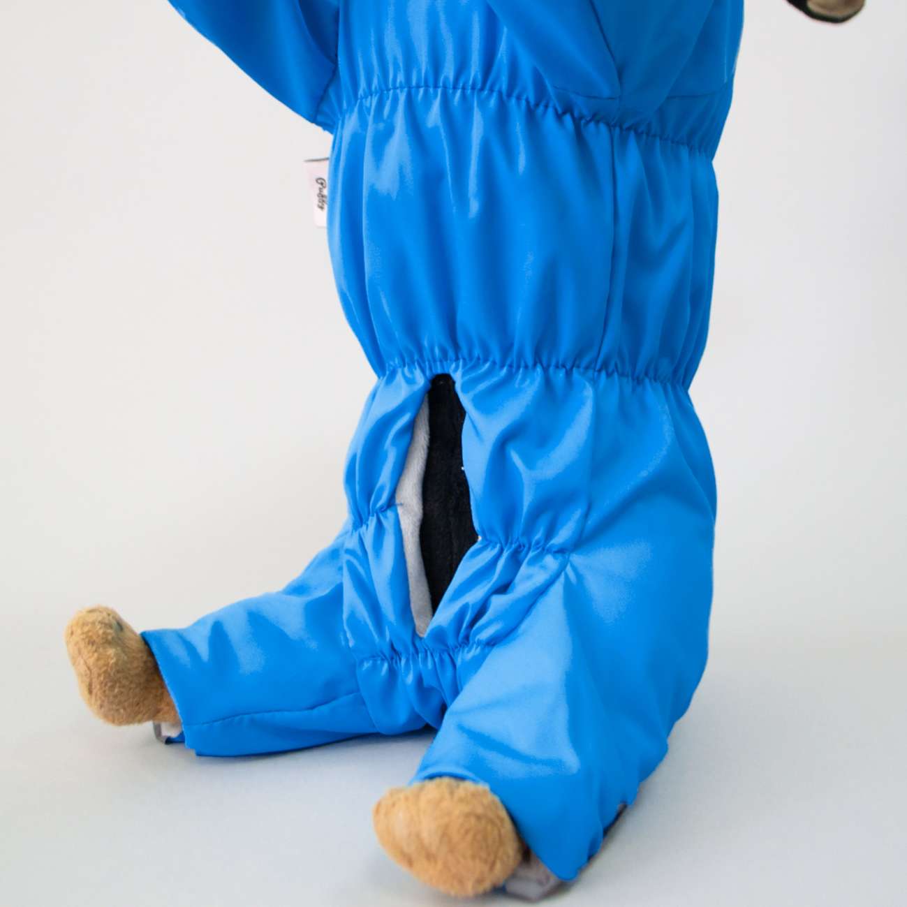 Дождевик для собаки утепленный Puffy Лион голубой