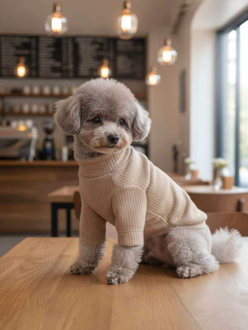 Свитшот для собак Puffy Лапша латте