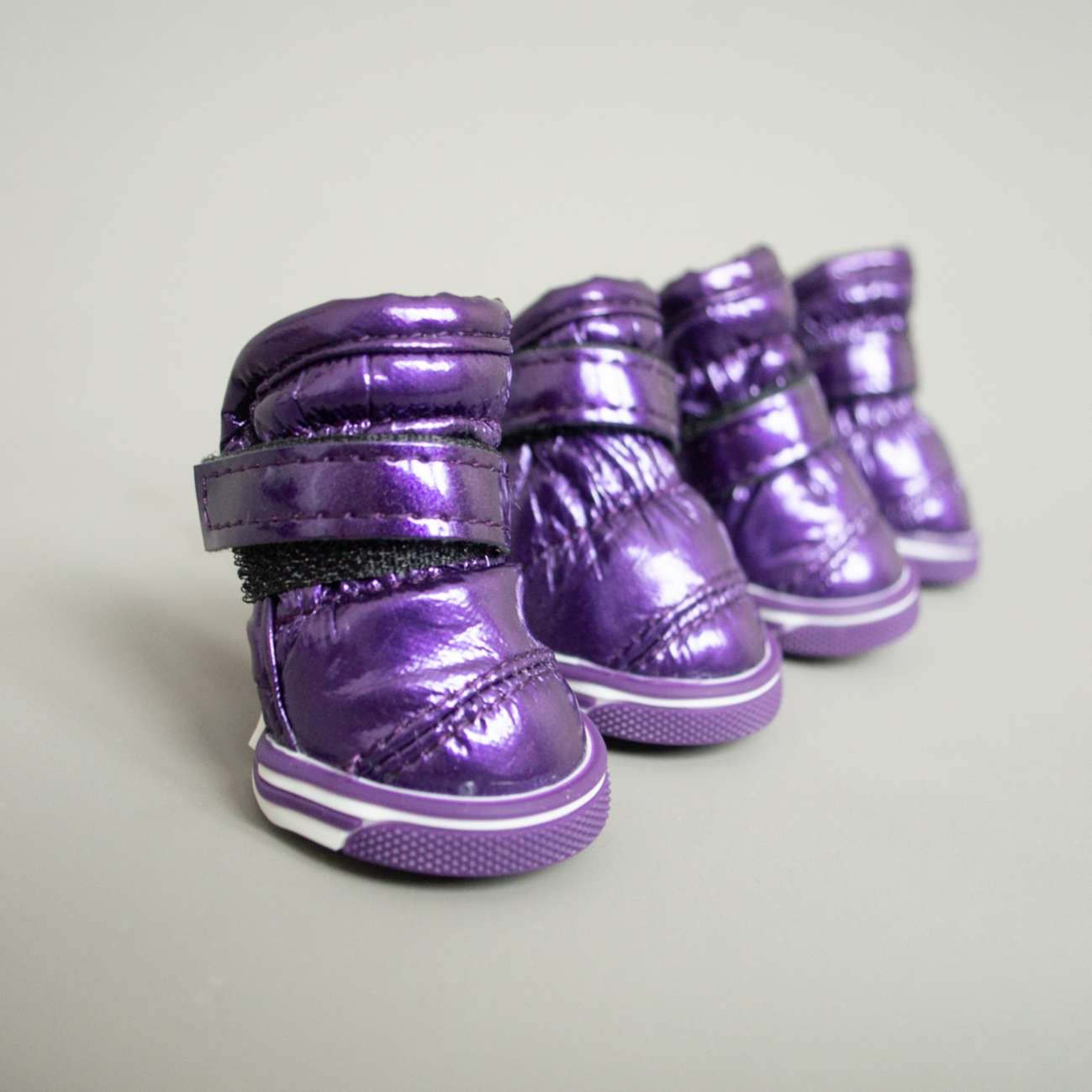 Зимние ботинки для собак Луноходы с липучкой