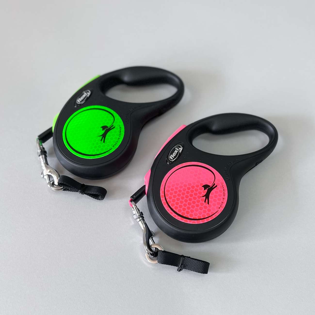 Рулетка для собак на ленте Flexi New Neon