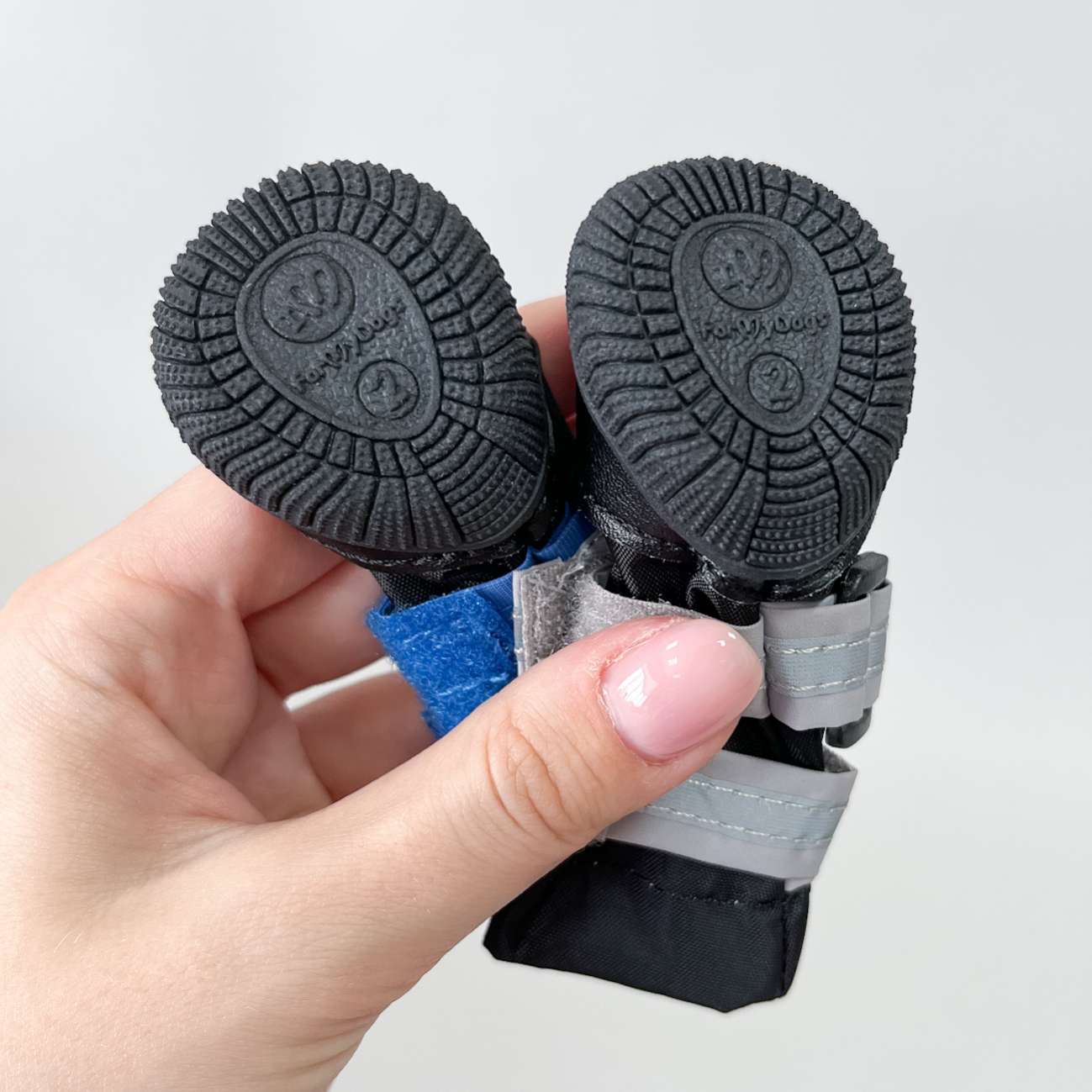 Сапоги для собак ForMyDogs Урбан Черно-Синие