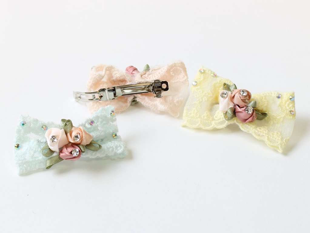 Заколка для собак автомат Гипюр