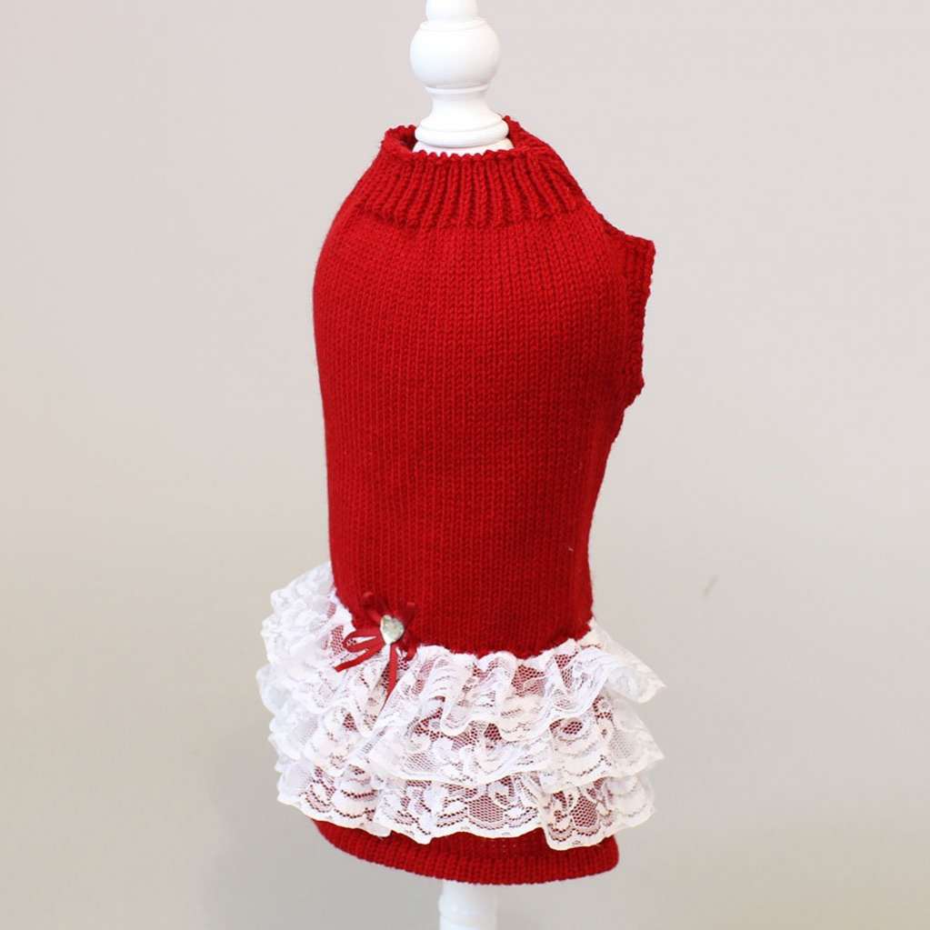 Шерстяное платье для собак Puffy Ариэль