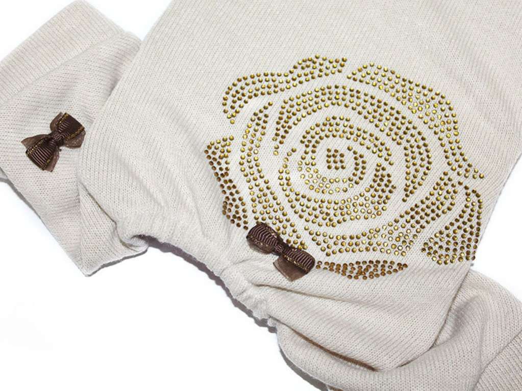 Вязаный костюм для собак Розали