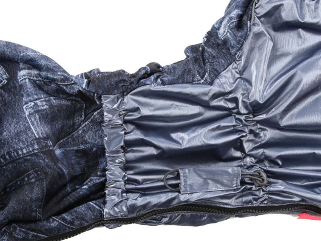 Дождевик для таксы и корги ForMyDogs Джинса