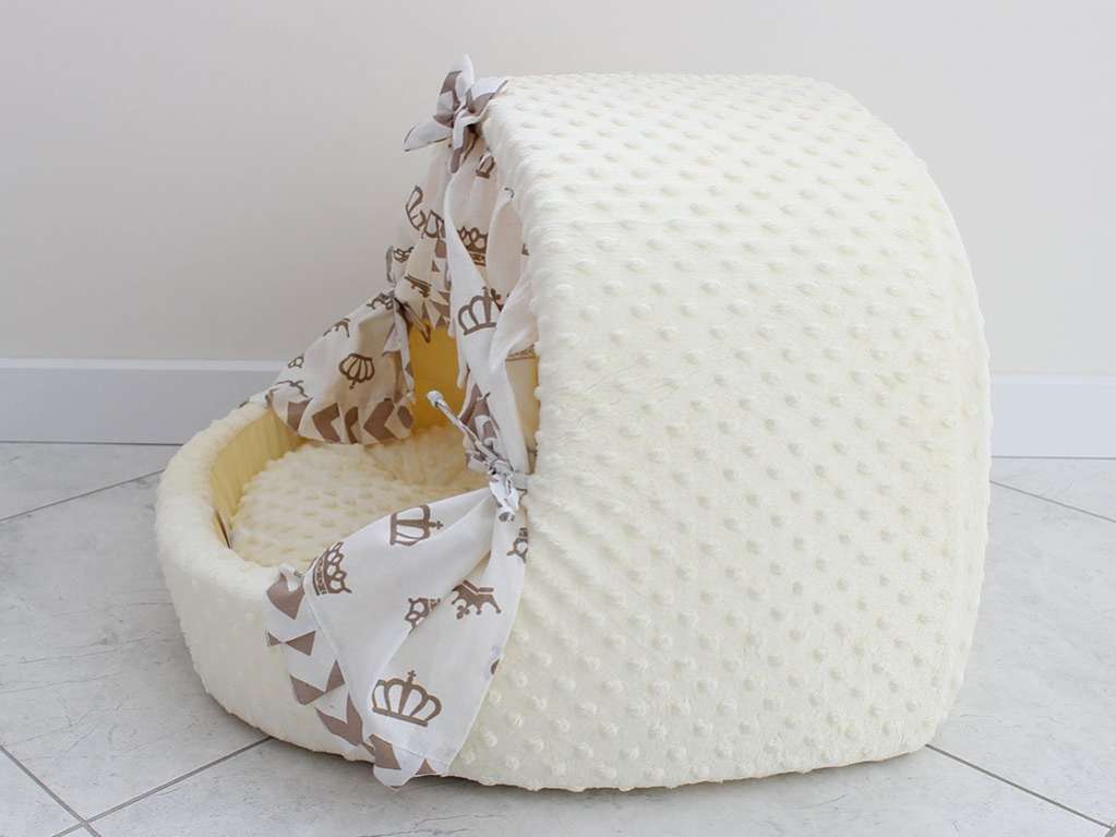 Домик для собаки со шторками LuxDog Пломбир