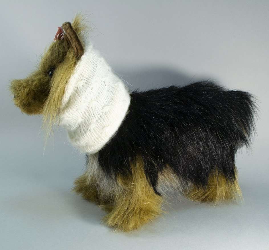 Вязаный снуд для собаки