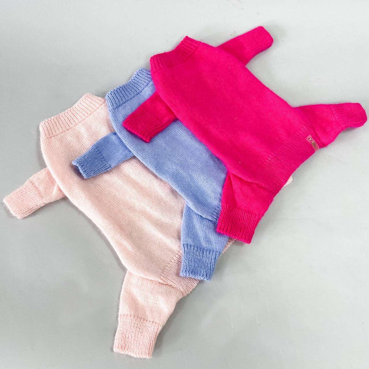 Вязаный костюм для собак Puffy пух норки