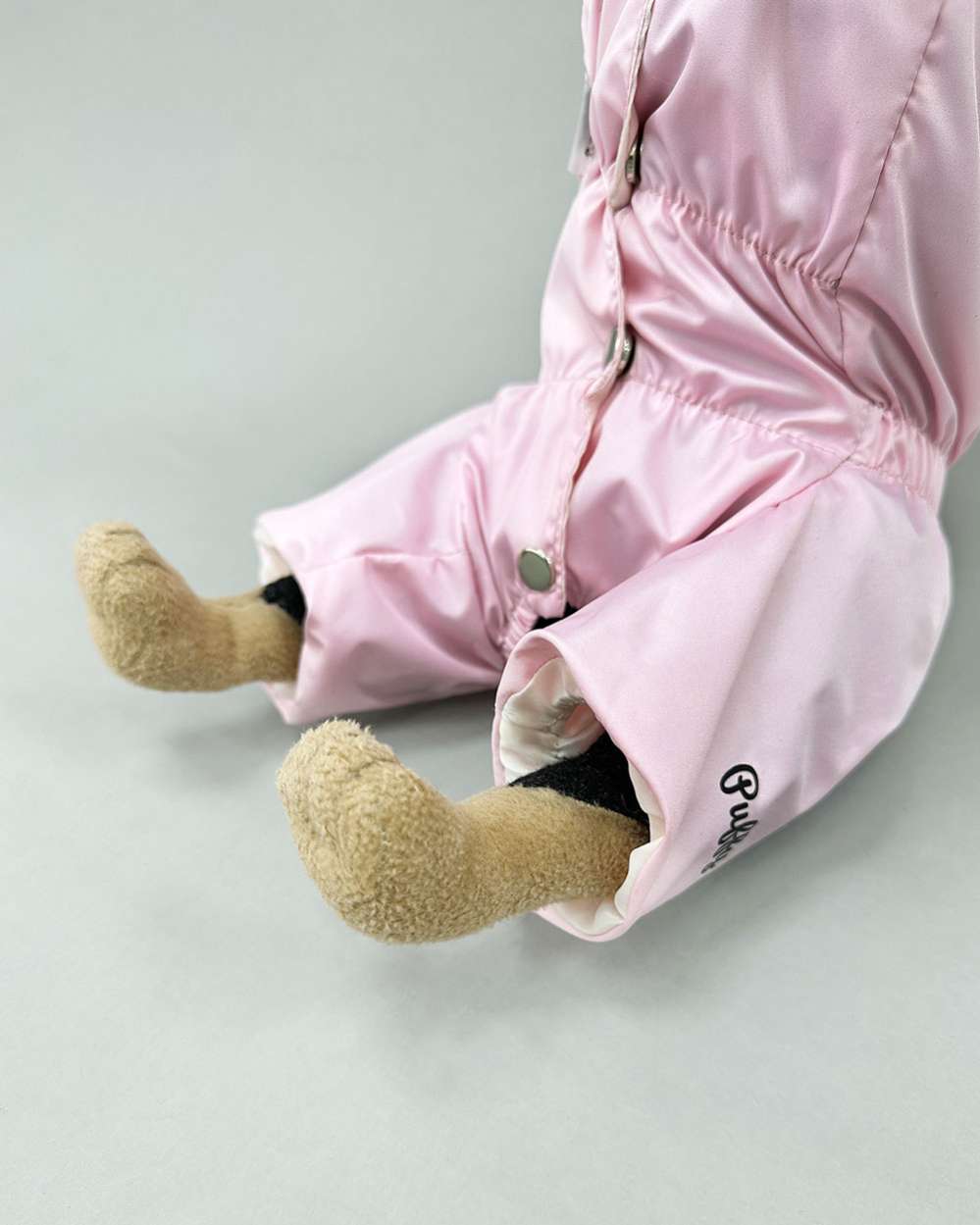 Дождевик Puffy шоколад нежно-розовый