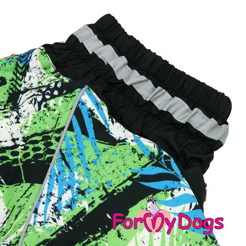 Комбинезон для собак на широкую грудь ForMyDogs Листья