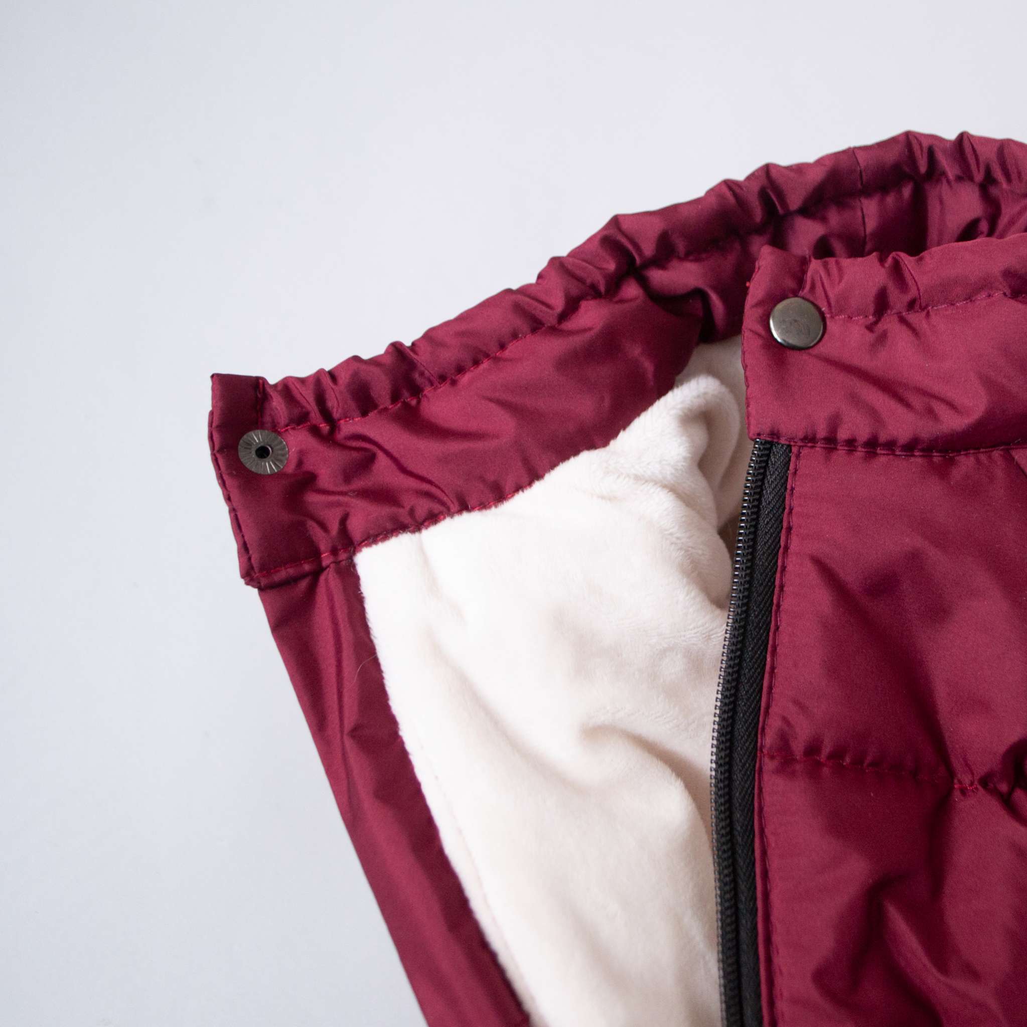 Комбинезон для таксы и корги Puffy Айвенго Бордовый