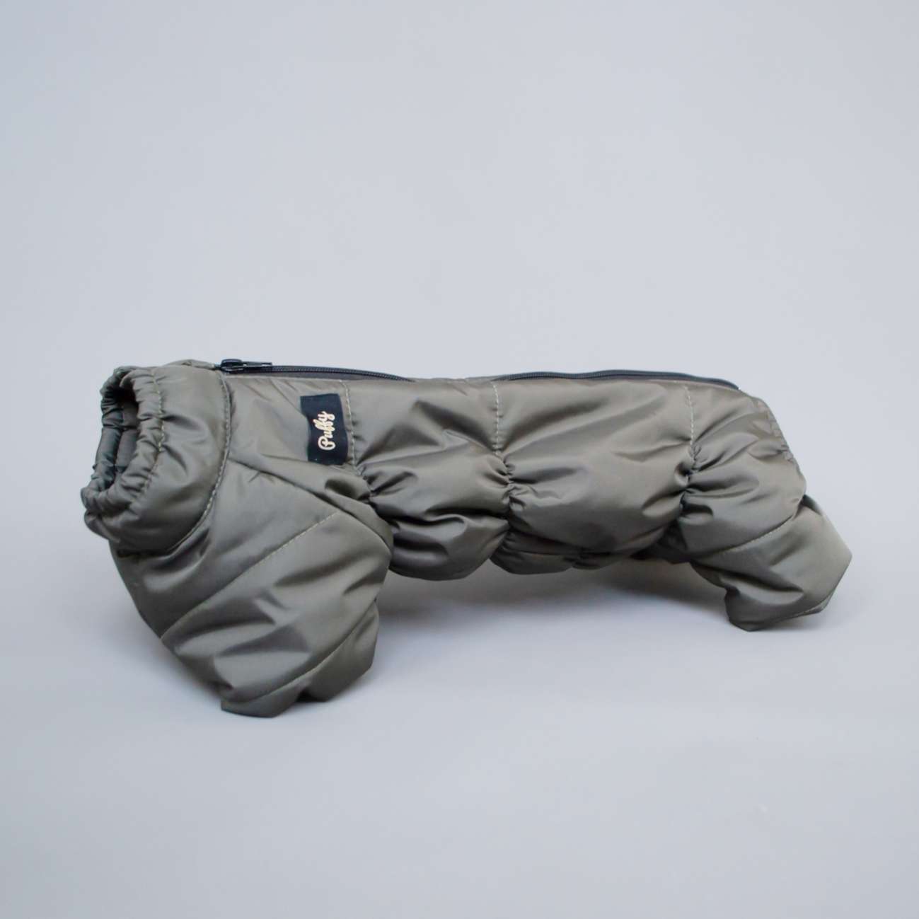 Комбинезон для таксы и корги Puffy Айвенго Бордовый