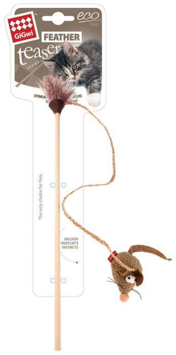 Игрушка дразнилка для кошек Гигви Мышка