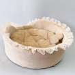 [Лежак] Лежанка для собак Puffy Миндаль