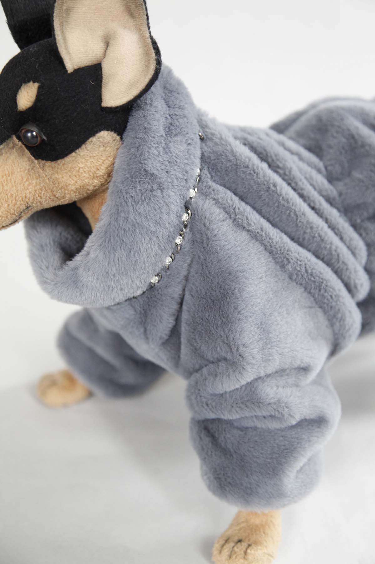 Комбинезон для собак шубка Puffy Снегурочка