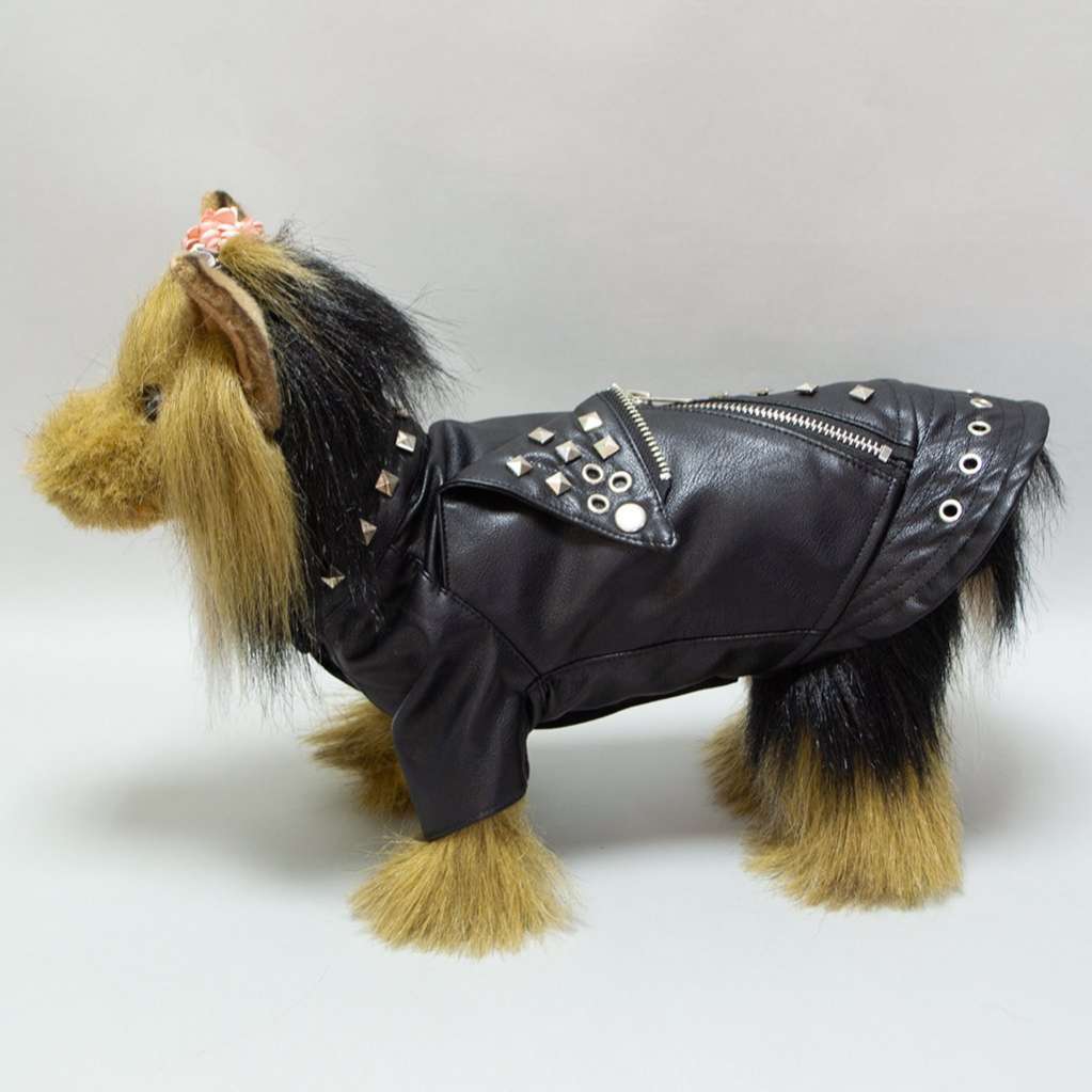 Кожаная куртка для собак Pet Косуха