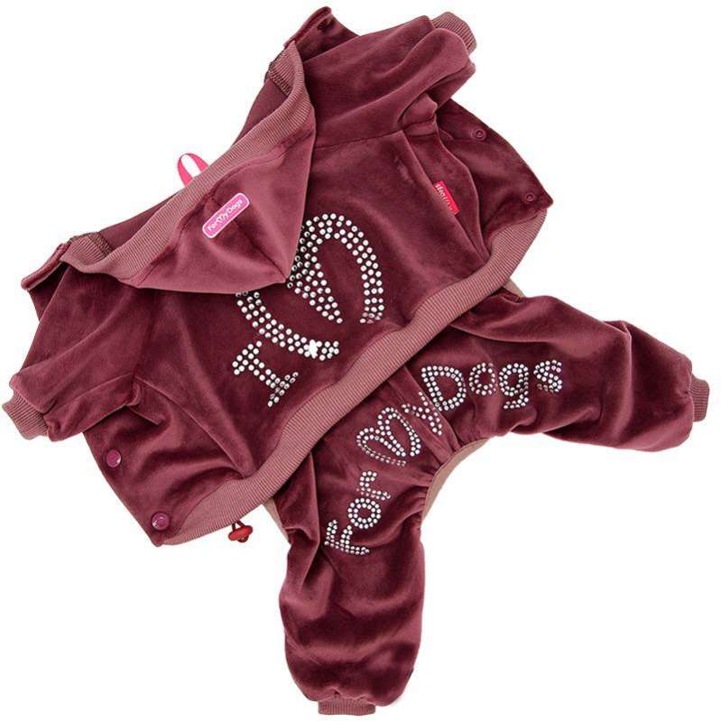 Костюм для собак велюровый ForMyDogs Лило