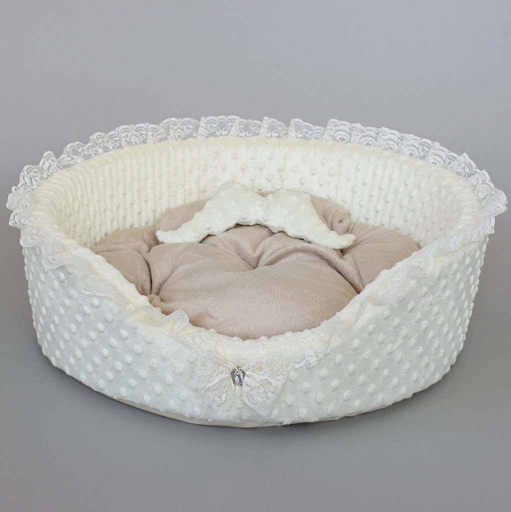 [Лежак] Лежанка для собак Puffy Пломбир