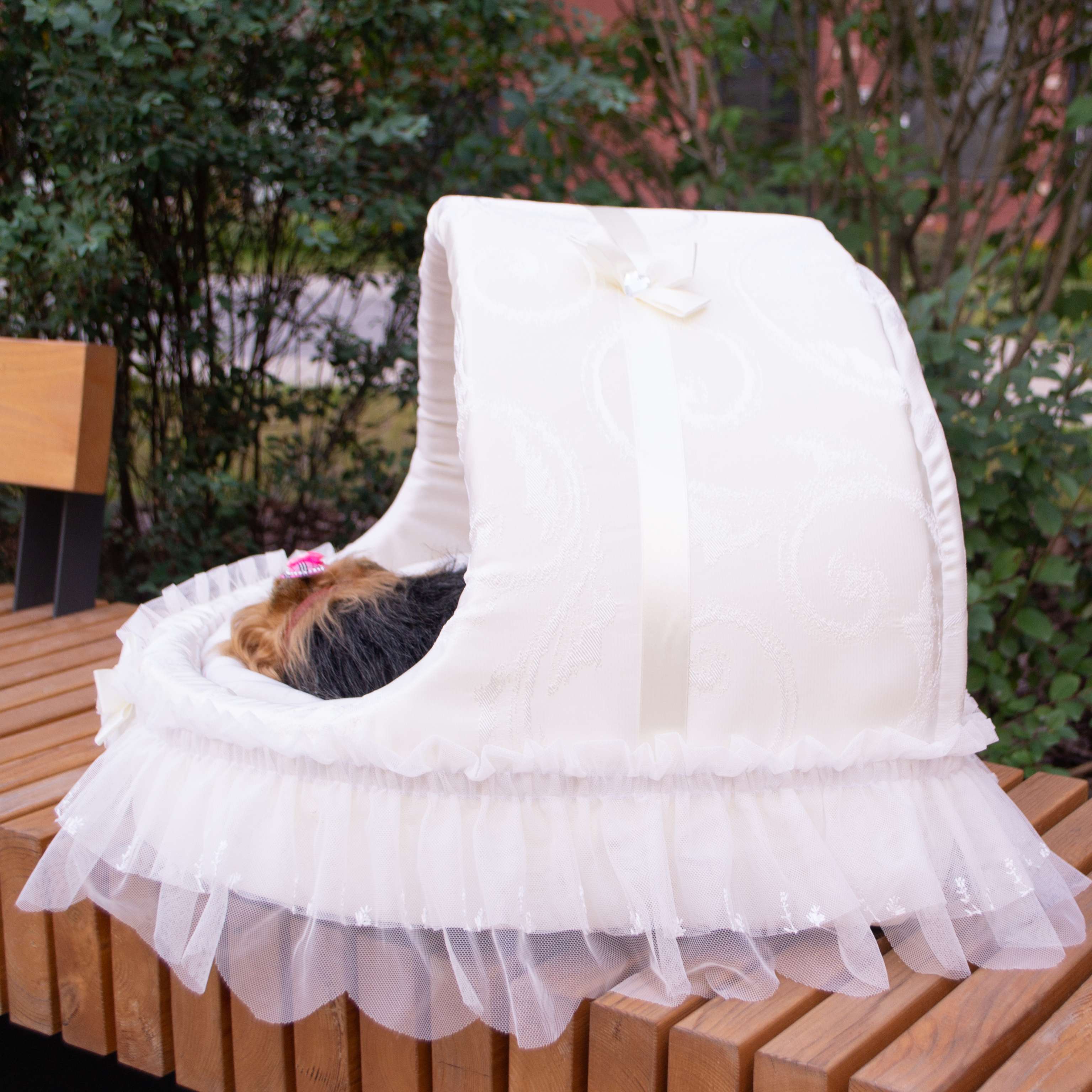 Домик для собаки круглый Puffy Бешамель