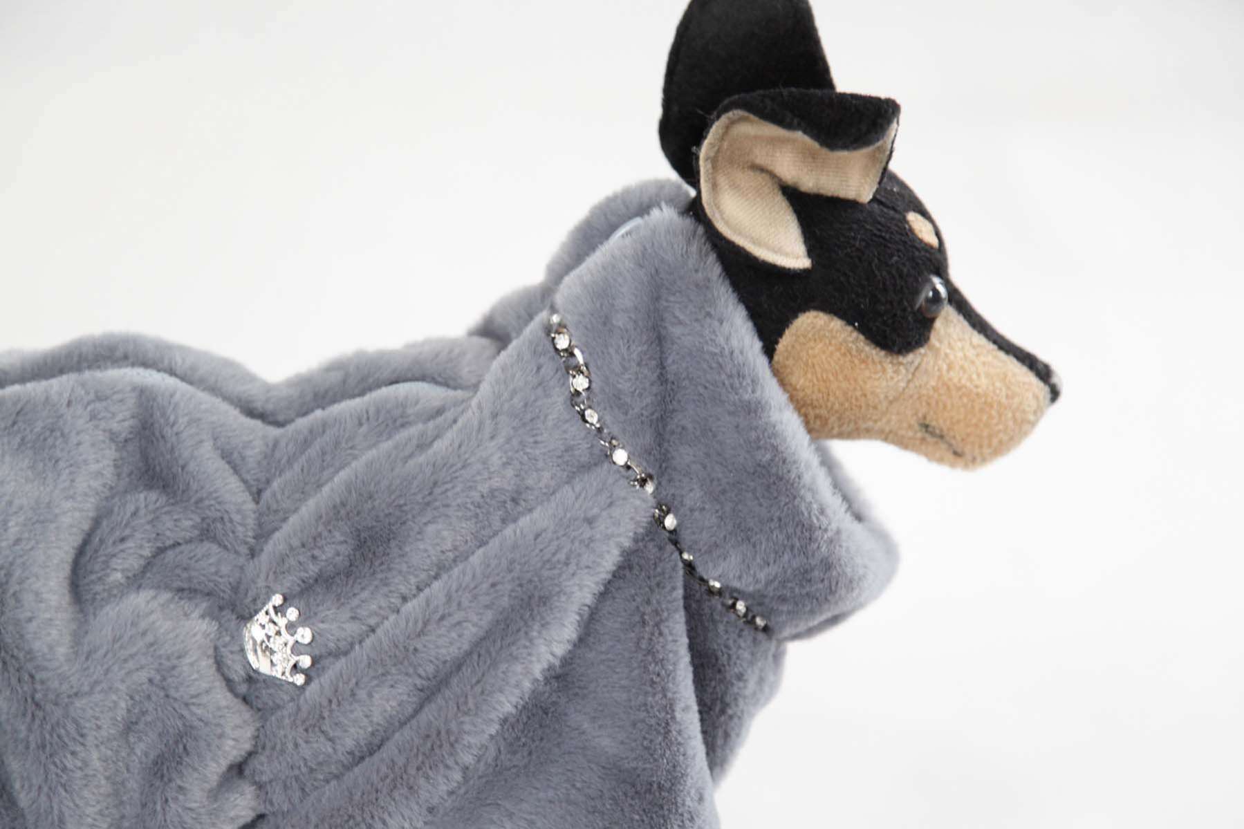 Комбинезон для собак шубка Puffy Снегурочка