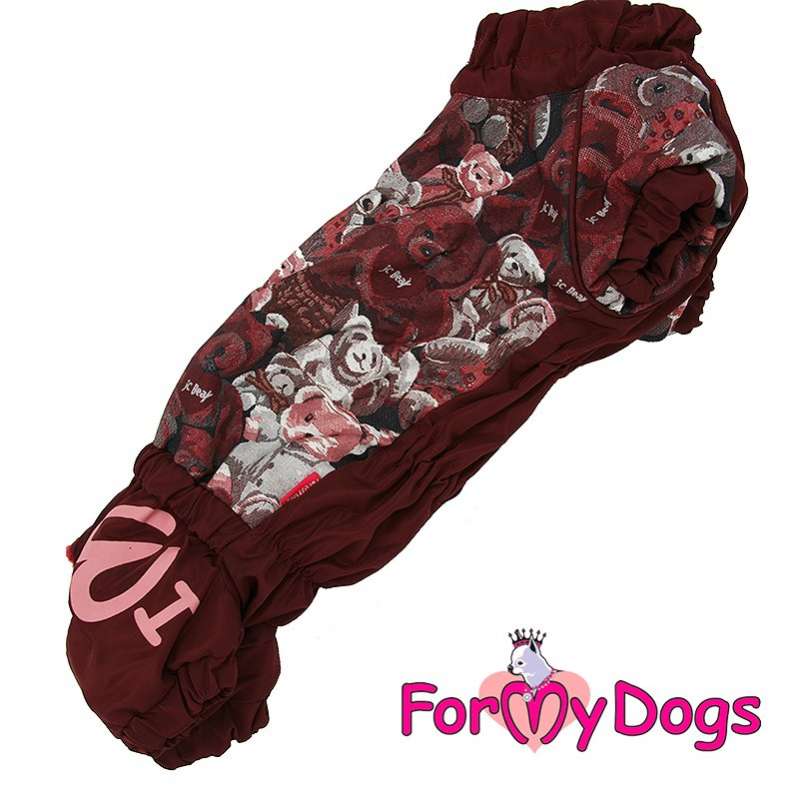 Комбинезон для таксы и корги ForMyDogs Мишки