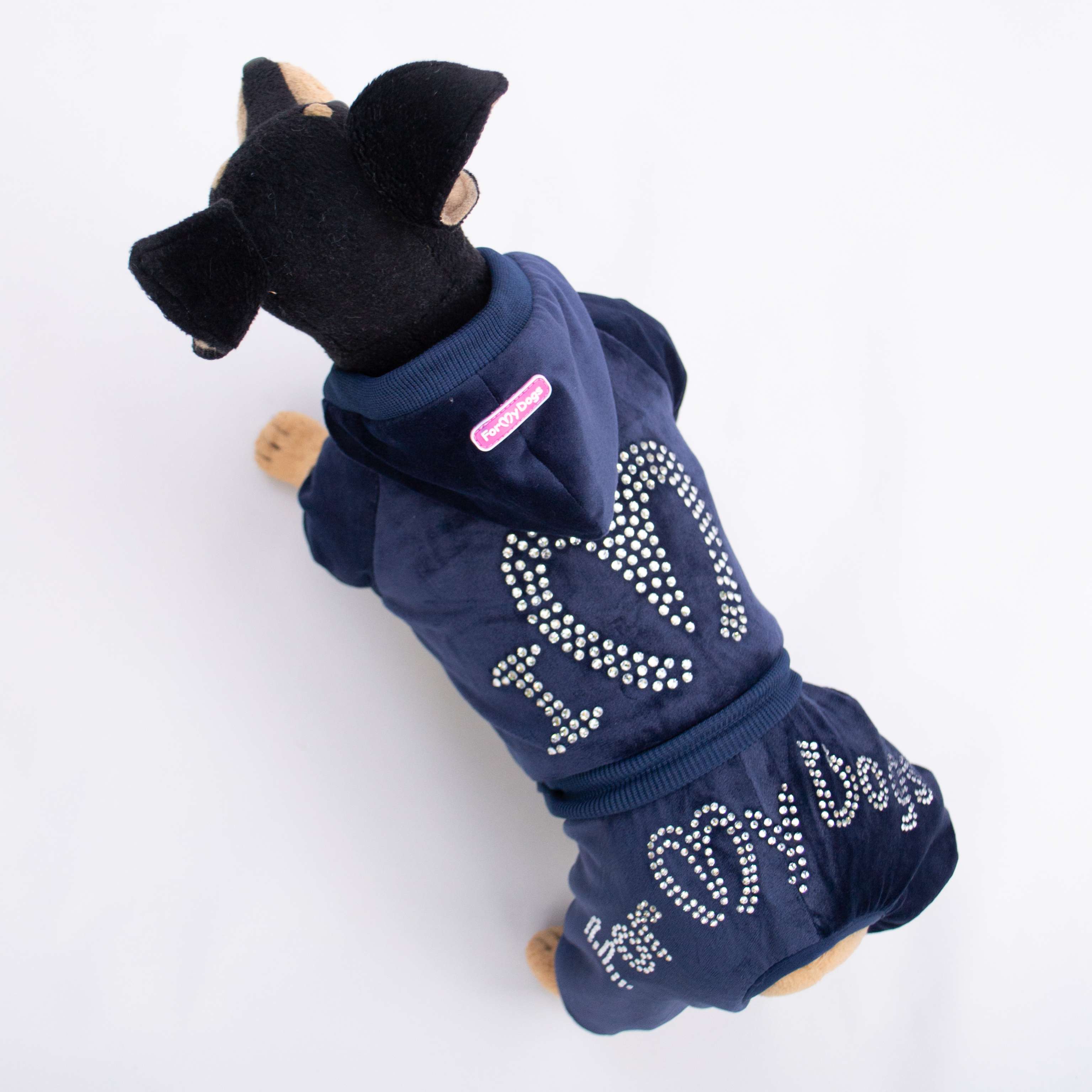 Костюм для собак утепленный велюровый ForMyDogs Винсент