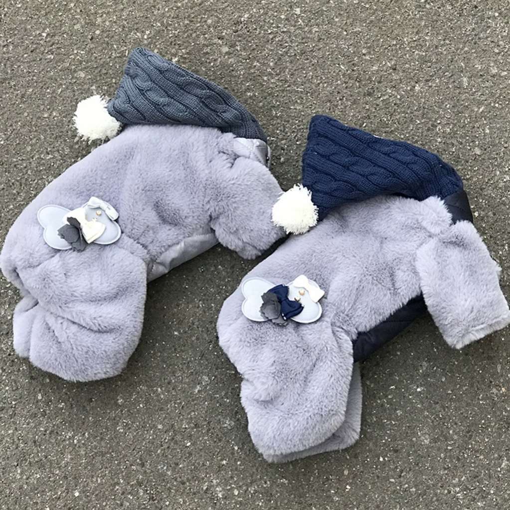 Комбинезон для собак шубка Premium Лепестки