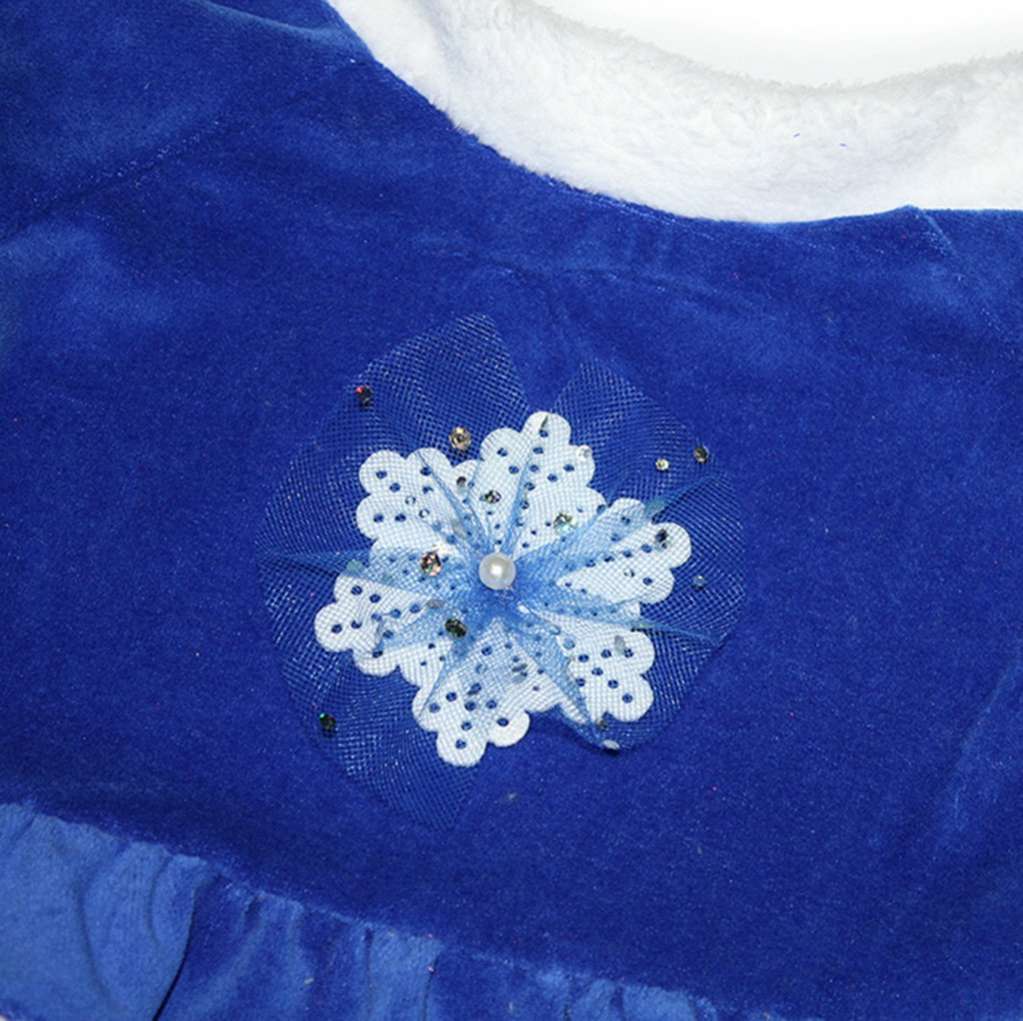 Новогоднее платье для собак Снегурочка