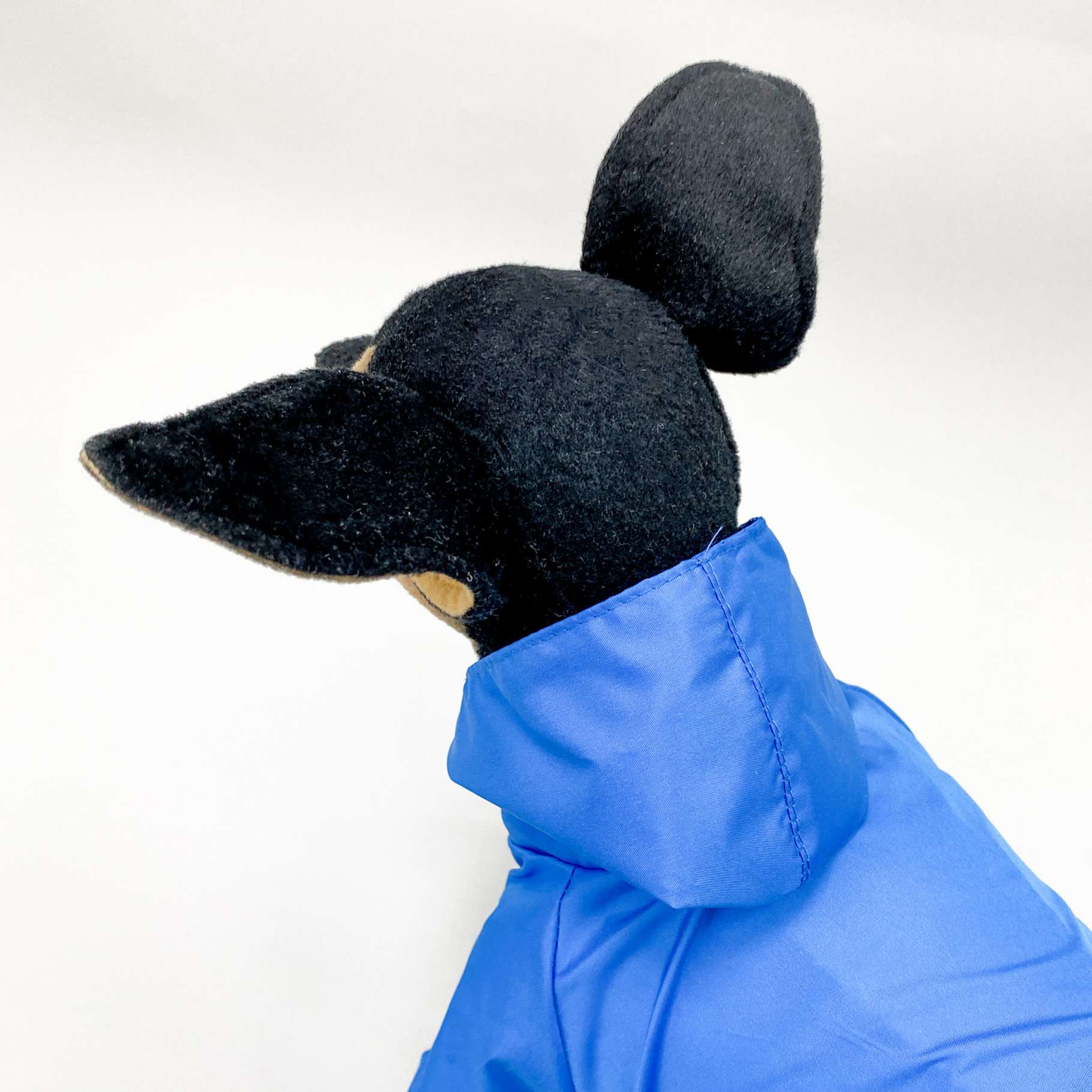 Дождевик для собаки Puffy Шоколад голубой