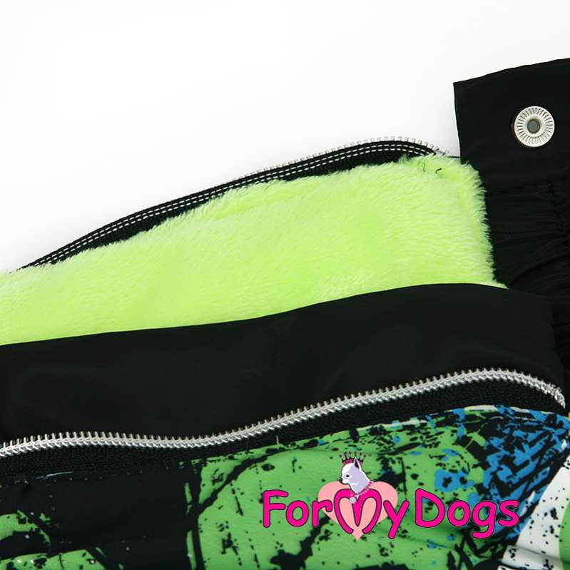 Комбинезон для собак на широкую грудь ForMyDogs Листья