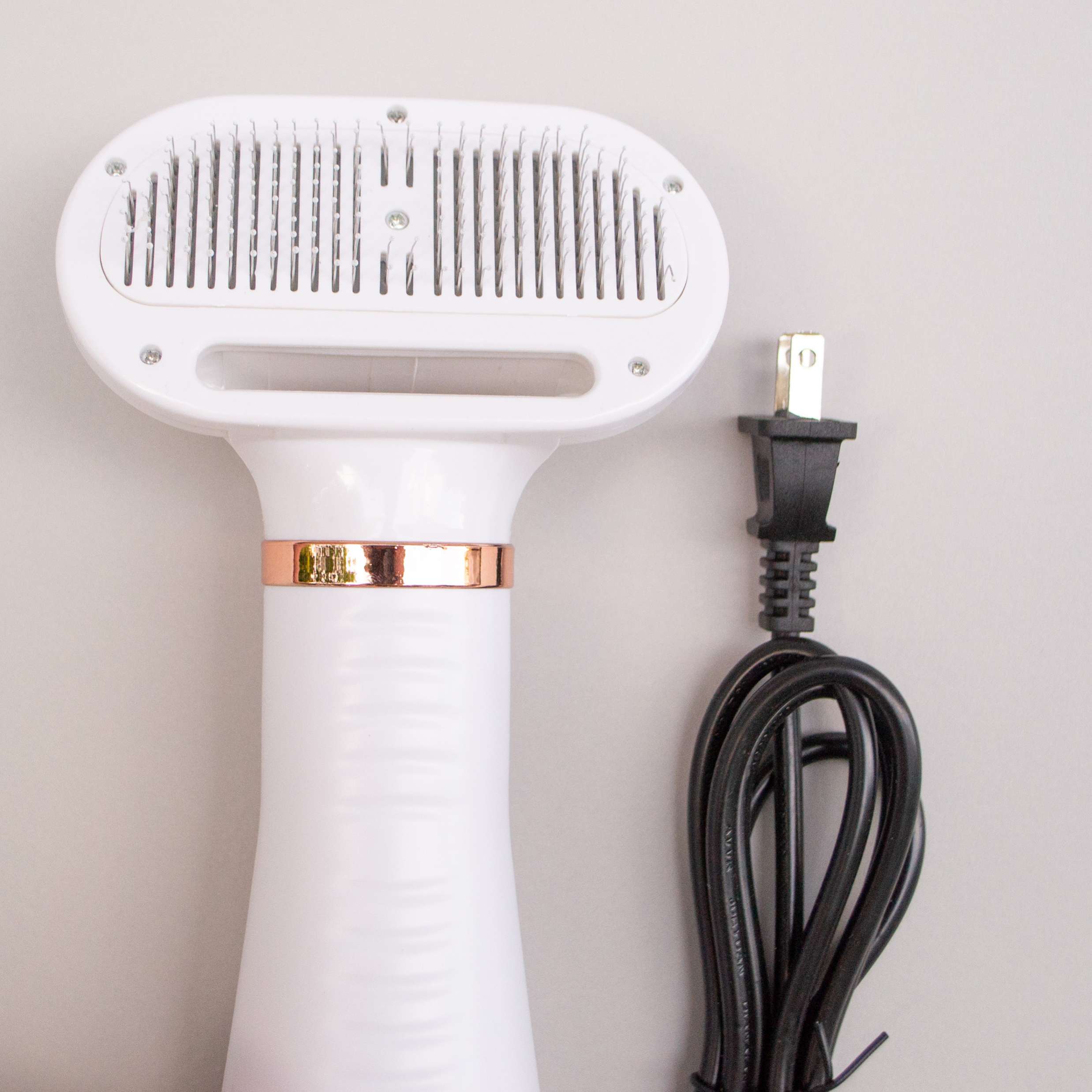 Пуходерка для собак с феном портативная