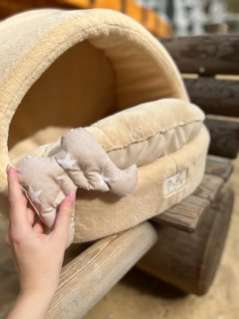 Домик для собаки круглый Puffy Нуга