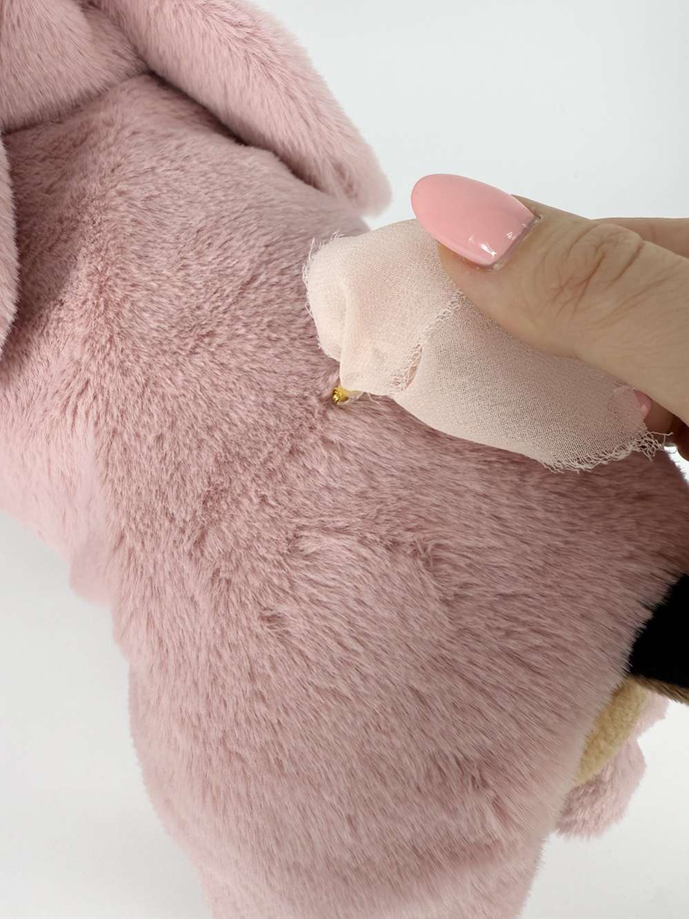 Комбинезон-шубка Puffy Зайка розовый