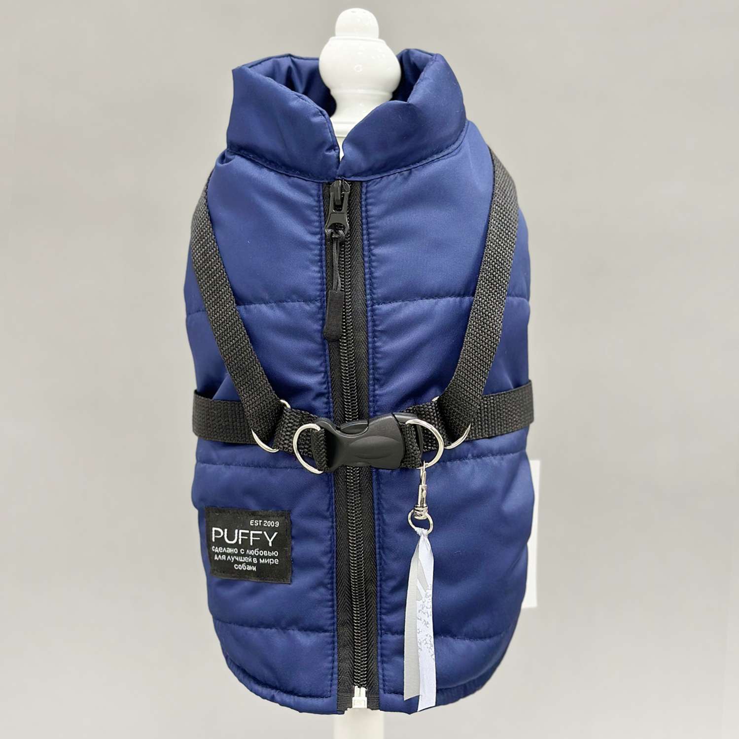 Жилетка для собак Puffy Фикс синяя