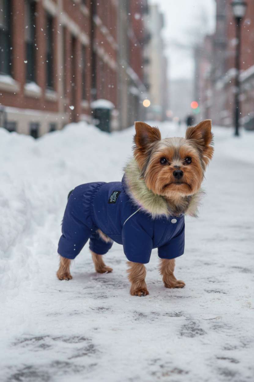 Комбинезон Puffy Аляска на шёлке синий