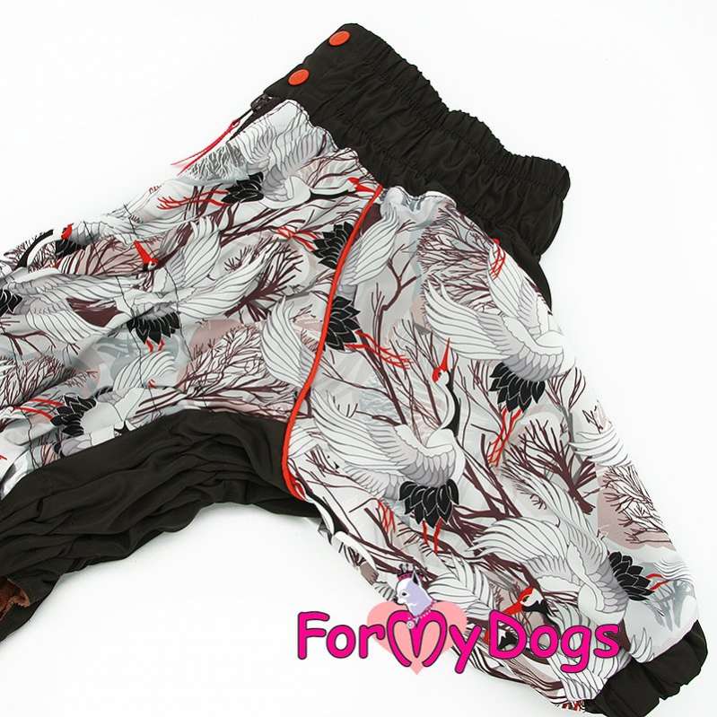 Комбинезон для собак на широкую грудь ForMyDogs Аисты