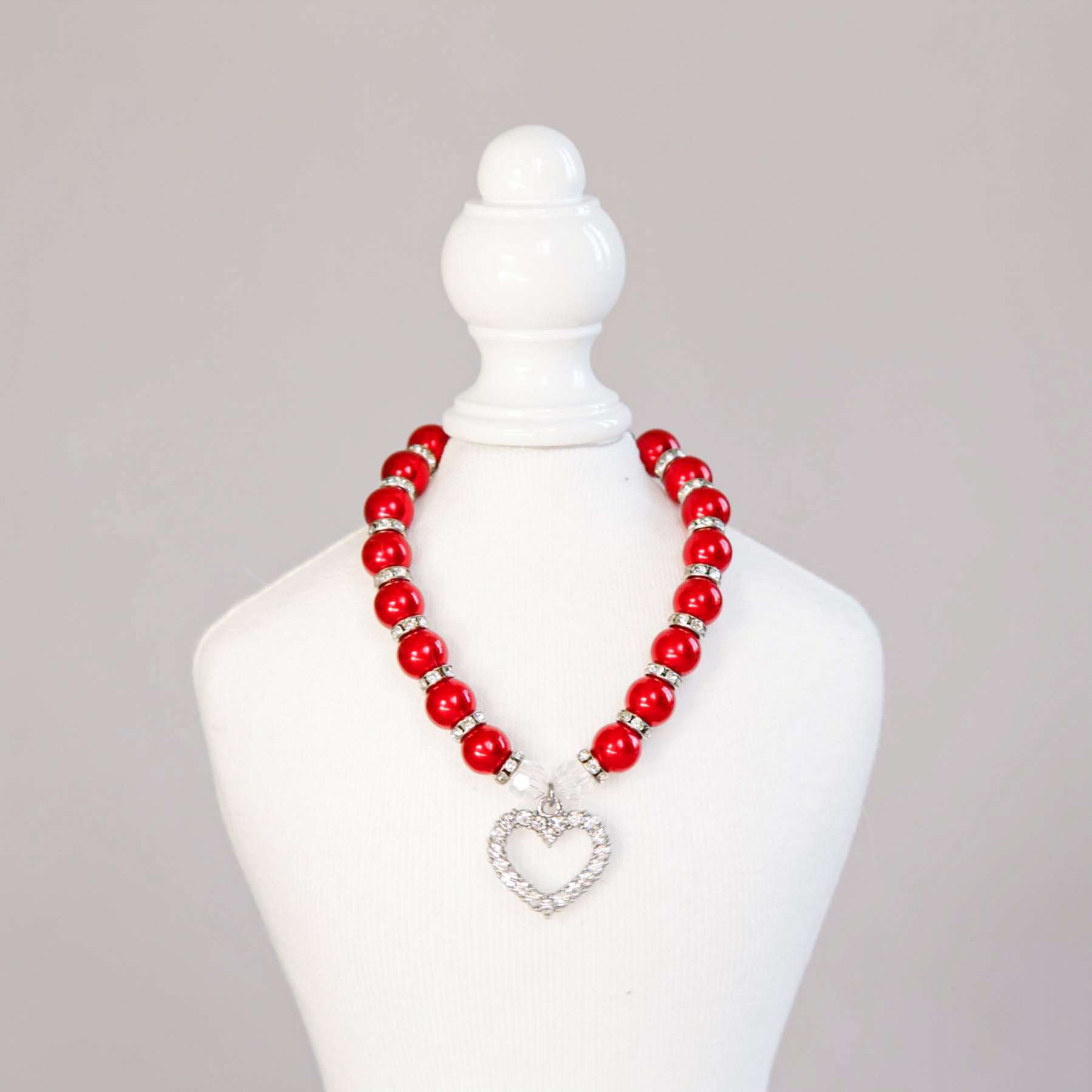 Бусы для собак Сердце