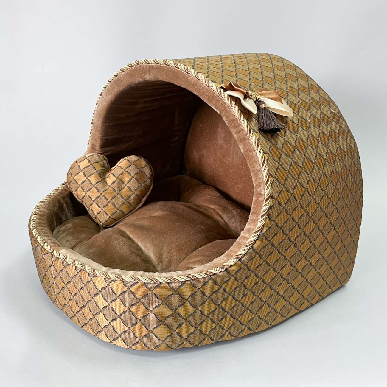 Домик для собаки круглый Puffy Грильяж