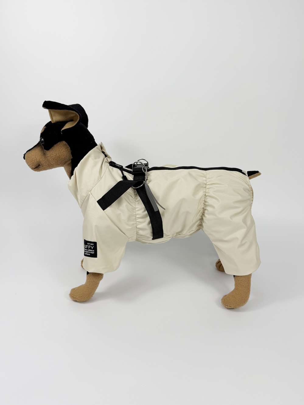 Дождевик со шлейкой Puffy Фикс Бежевый