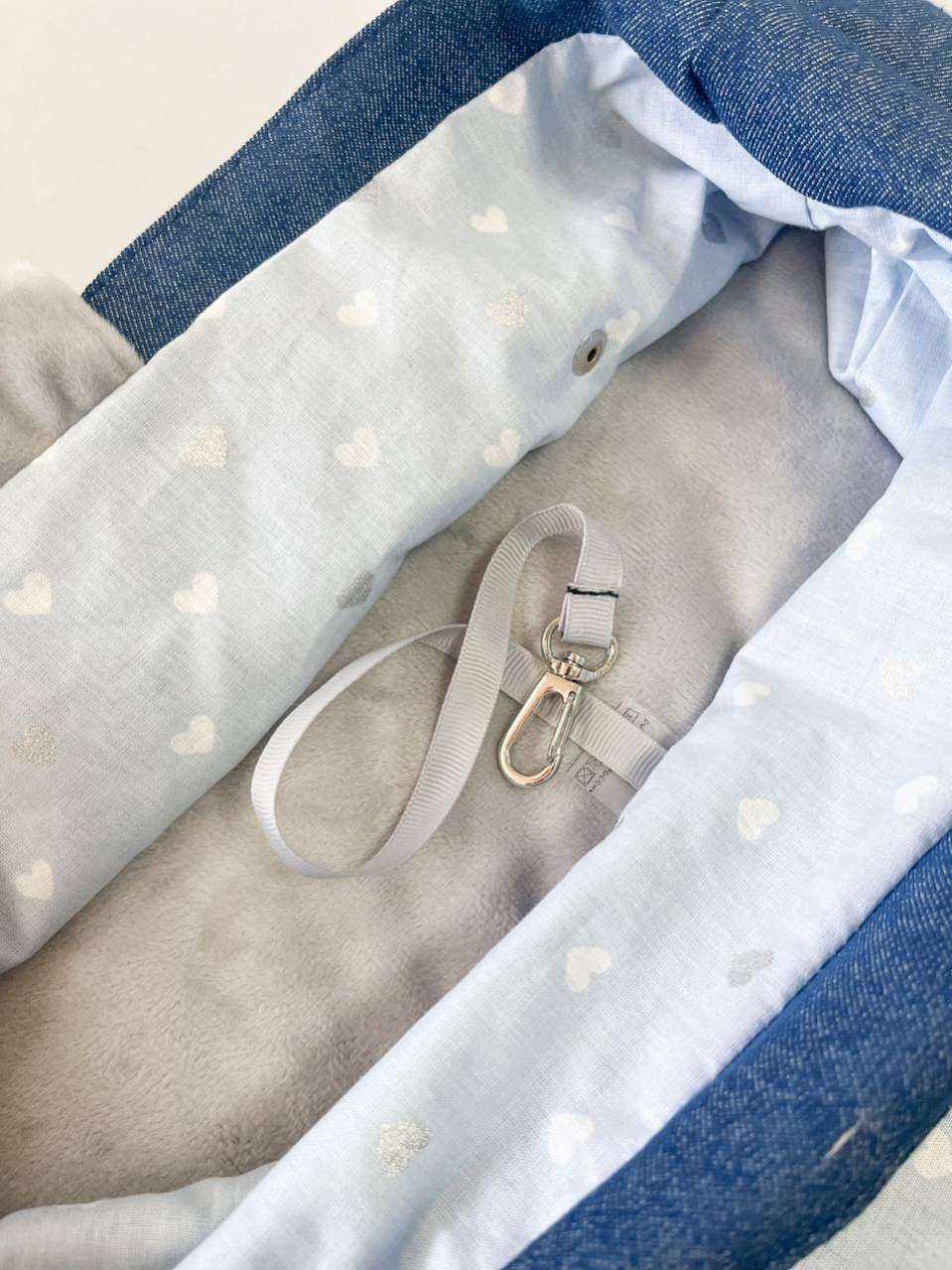 Слинг для собак летний Puffy Джинса с регулятором