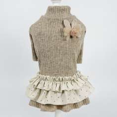 Платье для собак Puffy Лапша Латте