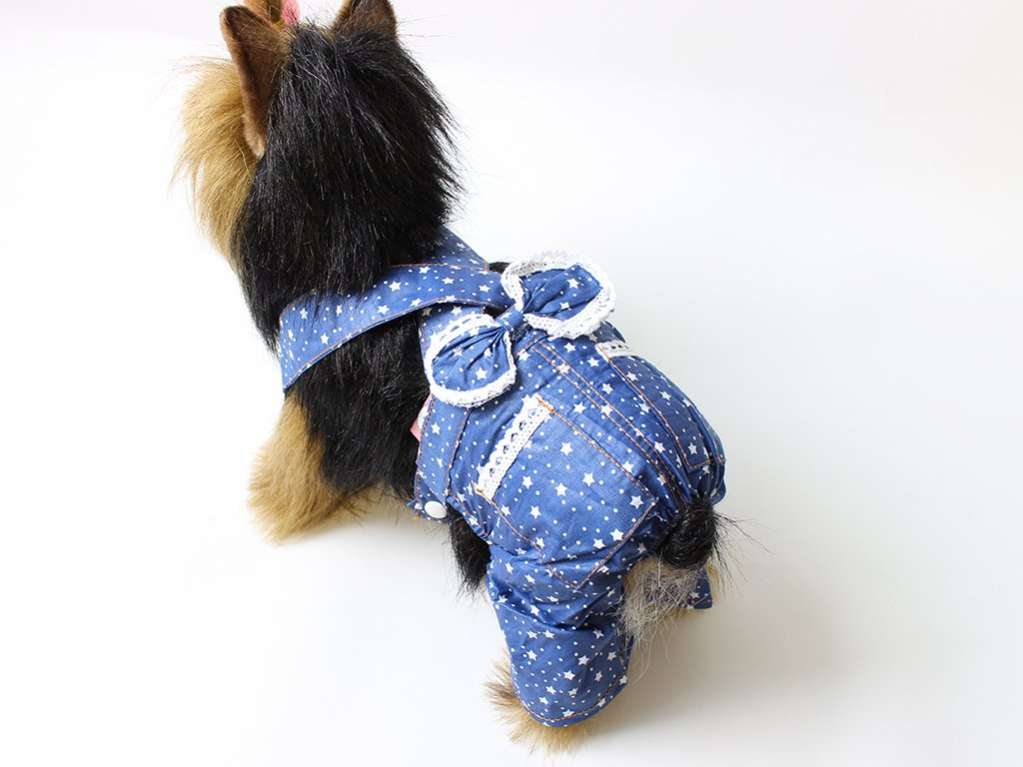 Джинсы для собак Pet Звездное небо