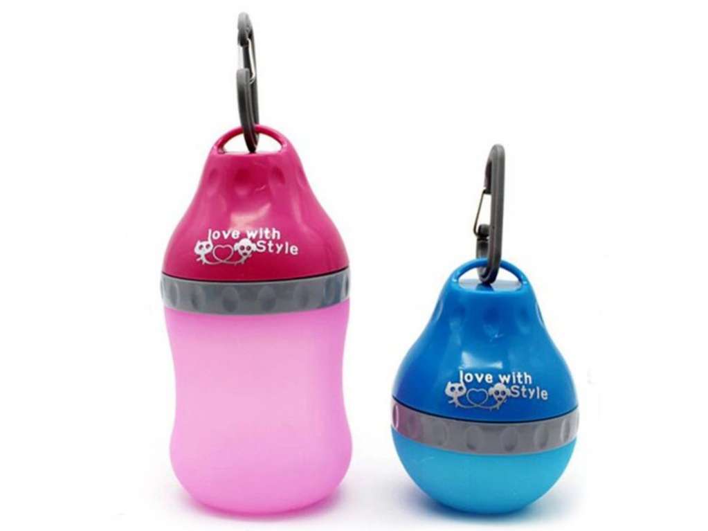 Поилка для собак походная силикон