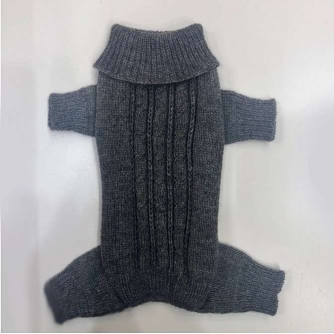 Вязаный костюм для собак PA Косы
