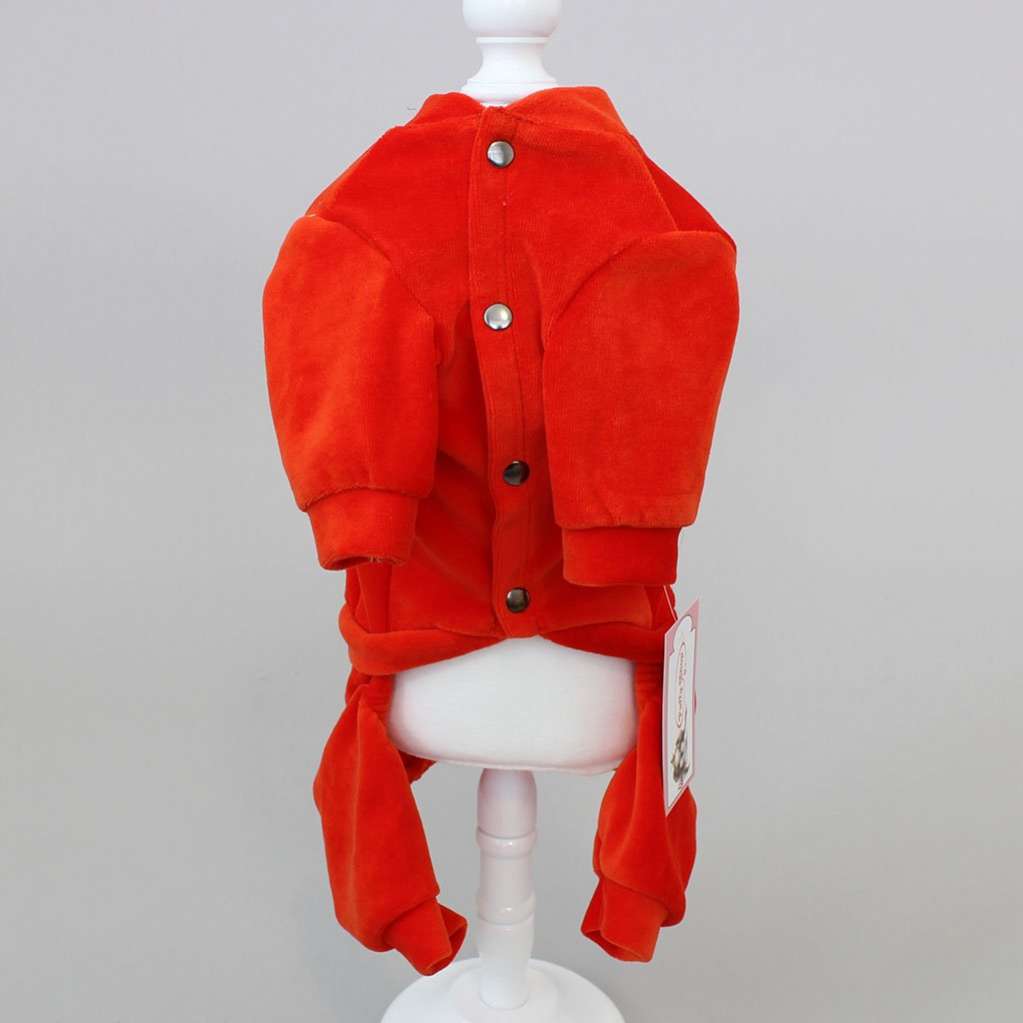 Костюм для собак велюровый Puffy Огонь